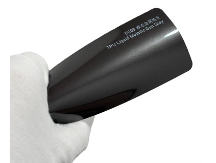 Liquid Metallic Gun Grey B009 šedá metalická barevná PPF TPU fólie AWF Premium PPF