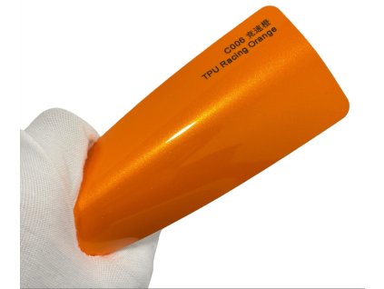 Racing Orange C006 oranžová metalická barevná PPF TPU fólie AWF Premium PPF