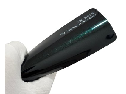 Grandmother Stone Green C007 zelená metalická barevná PPF TPU fólie AWF Premium PPF