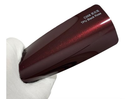 Black Rose C008 červená metalická barevná PPF TPU fólie AWF Premium PPF