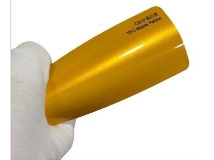 Maple Yellow C010 žlutá metalická barevná PPF TPU fólie AWF Premium PPF
