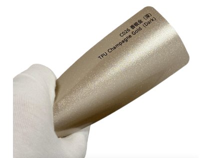 Champagne Gold Dark C026 zlatá metalická barevná PPF TPU fólie AWF Premium PPF