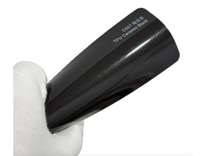 Ceramic Black C027 černá metalická barevná PPF TPU fólie AWF Premium PPF