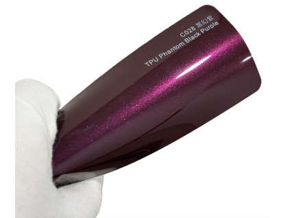 Phantom Black Purple C028 fialová metalická barevná PPF TPU fólie AWF Premium PPF