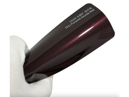 Porsche Azurite Red C030 červená metalická barevná PPF TPU fólie AWF Premium PPF