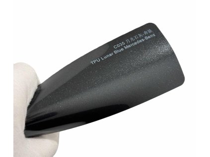 Lunar Blue Mercedes Benz C035 modrá metalická barevná PPF TPU fólie AWF Premium PPF