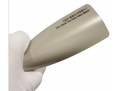 Slive Fox Grey Aston Martin C037 šedá metalická barevná PPF TPU fólie AWF Premium PPF