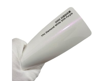 Diamond White Shift Purple D002 bílá/fialová metalická barevná PPF TPU fólie AWF Premium PPF