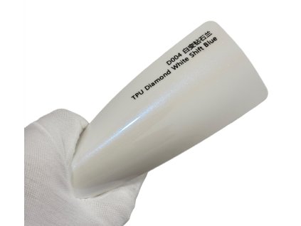 Diamond White Shift Blue D004 bílá/modrá metalická barevná PPF TPU fólie AWF Premium PPF