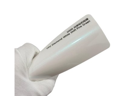 Diamond White Shift Pine Green D006 bílá/zelená metalická barevná PPF TPU fólie AWF Premium PPF