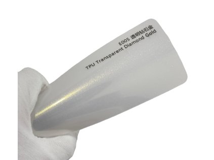 Transparent Diamond Gold E005 čirá/zlatá metalická barevná PPF TPU fólie AWF Premium PPF