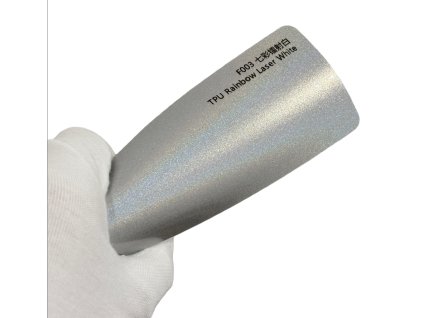 Rainbow Laser White F003 černá metalická barevná PPF TPU fólie AWF Premium PPF