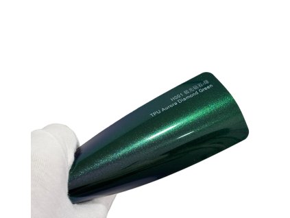 Aurora Diamond Green H001 přechodová metalická barevná PPF TPU fólie AWF Premium PPF