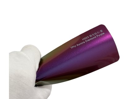Aurora Diamond Purple H003 přechodová metalická barevná PPF TPU fólie AWF Premium PPF