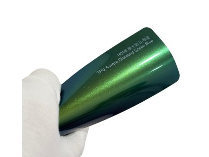 Aurora Diamond Green Blue H005 přechodová metalická barevná PPF TPU fólie AWF Premium PPF