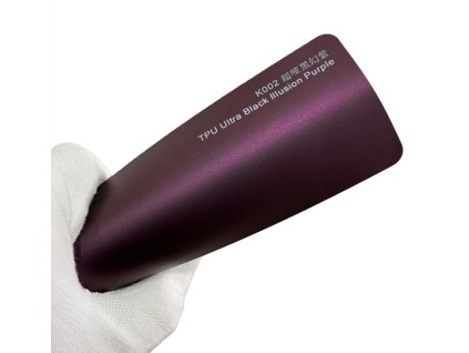 Ultra Black Illusion Purple K002 fialová metalická barevná PPF TPU fólie AWF Premium PPF
