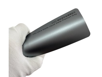 Ultra Matte Liquid Metal Premium Grey K003 šedá metalická barevná PPF TPU fólie AWF Premium PPF