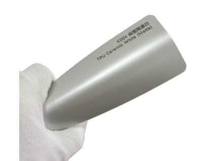 Ceramic White K004 bílá metalická barevná PPF TPU fólie AWF Premium PPF