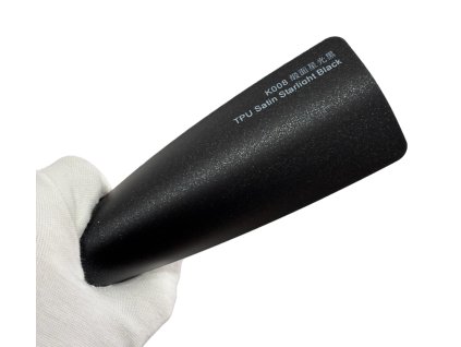 Satin starlight K008 černá metalická barevná PPF TPU fólie AWF Premium PPF