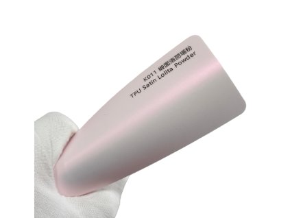 Satin Lolita Powder K011 bílá metalická barevná PPF TPU fólie AWF Premium PPF