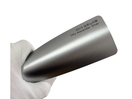 Alexander Silver K013 černá metalická barevná PPF TPU fólie AWF Premium PPF