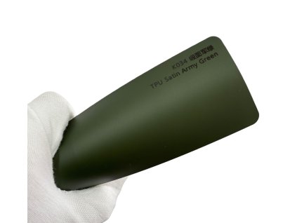 Satin Army Green K034 zelená Army PPF TPU fólie AWF Premium PPF