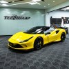 Žlutá ULTRA lesklá wrap fólie TeckWrap Sunray Yellow CG44-HD Vinyl Wrap-2