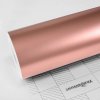 Růžová satin metalická wrapping fólie TeckWrap Rose Gold VCH414-S