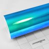 Modro zelená přechodová chromová wrapping fólie TeckWrap Cobalt Ocean MCH09-2