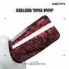 Karbon červený Forged Carbon Red TPU PPF 7027 barevná wrap fólie HOHOFILM® polep automobilu