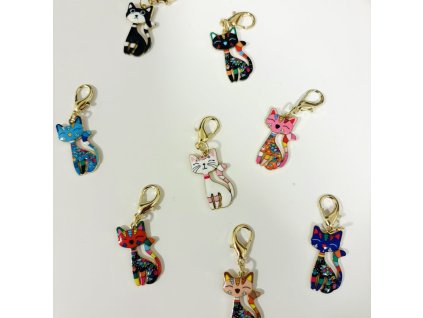 Klíčenka s kočičkou