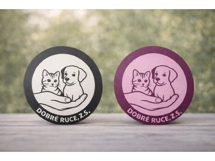 Kulatá magnetka Dobré ruce