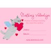 darovací certifikát adopce valentyn
