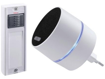 GROTHE 43601 Bezdrátový gong kompletní sada se jmenovkou