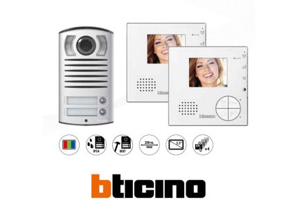 Bticino 365521 3,5" VIDEO SADA, LINEA 2000 pro 2 byty