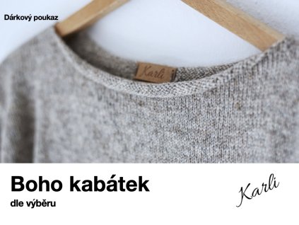 Poukaz Boho kabátek