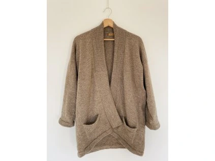 Kardigan světle hnědý