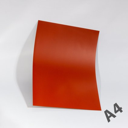 Magnetická fólie A4 červená tloušťka 0,5 mm (Počet kusů 1 ks)