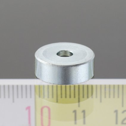 1510 magneticka cocka pr 13 vyska 4 5 mm vnitrni dira pro sroub se zapustnou hlavou pr 3 5 mm