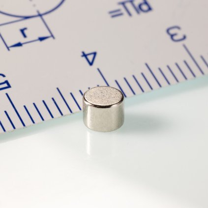 Neodymový magnet válec pr.4x3 N 80 °C, VMM7-N42 (Počet kusů 1 ks)