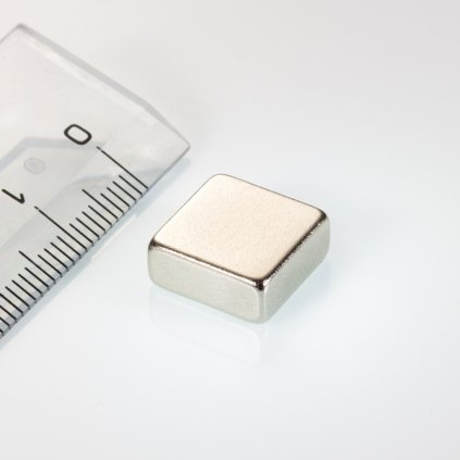 Neodymový magnet kvádr 12x12x5 N 80 °C, VMM4-N35 (Počet kusů 1 ks)
