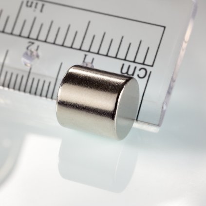 Neodymový magnet válec pr.10x10 N 80 °C, VMM8-N45 (Počet kusů 1 ks)