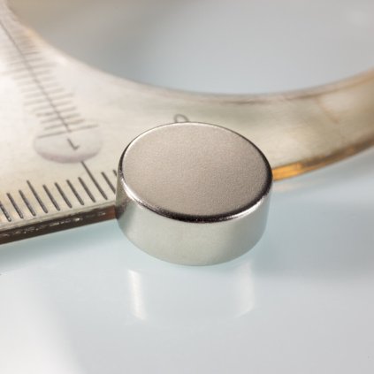 Neodymový magnet válec pr.12x5 N 120 °C, VMM4H-N35H (Počet kusů 1 ks)