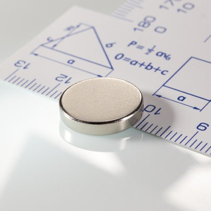 Neodymový magnet válec pr.15x3 N 80 °C, VMM5-N38 (Počet kusů 1 ks)