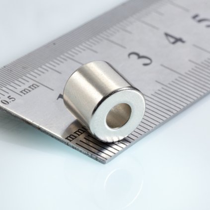 Neodymový magnet mezikruží pr.10x pr.4,5x9 N 200°C, VMM1EH-N25EH (Počet kusů 1 ks)