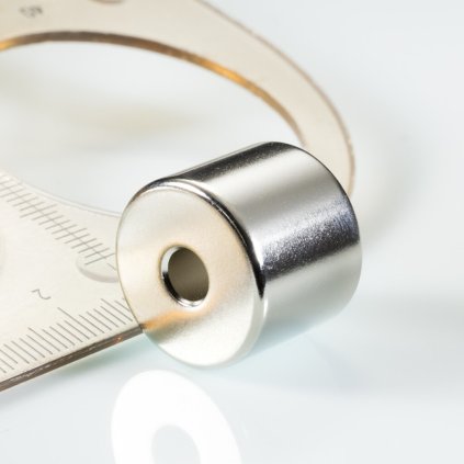 Neodymový magnet mezikruží pr.19,4x pr.5,1x16 N 80 °C, VMM10 (Počet kusů 1 ks)