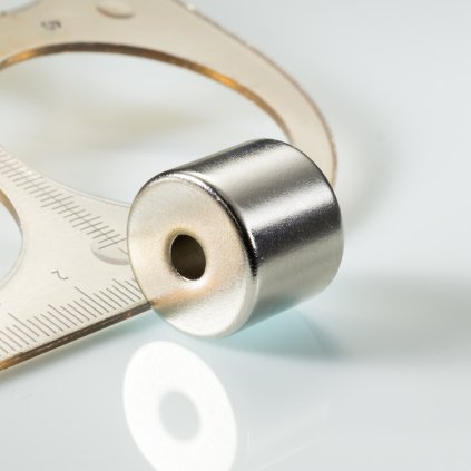 Neodymový magnet mezikruží pr.19,4x pr.5,1x16 N 120 °C, VMM4H (Počet kusů 1 ks)