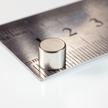 Neodymový magnet válec pr.7x6 N 80 °C, VMM7-N42 (Počet kusů 1 ks)