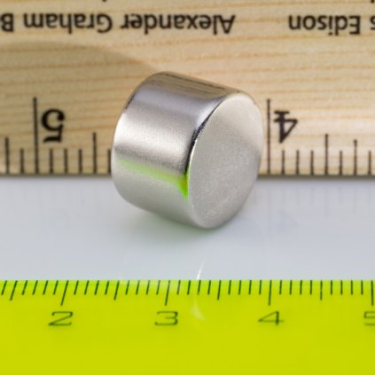 Neodymový magnet válec pr.15x10 N 80 °C, VMM7-N42 (Počet kusů 1 ks)