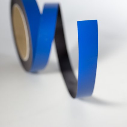 Magnetický pásek 20x0,6 mm, délka 1 m, modrý (Počet kusů 1 m)